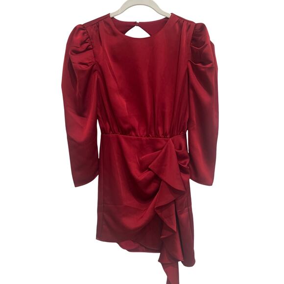 NWT - NBD Pandora Burgundy Dress Size XS - Picture 4 of 7